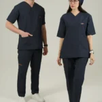 ست اسکراب سرمه ای پرشیا