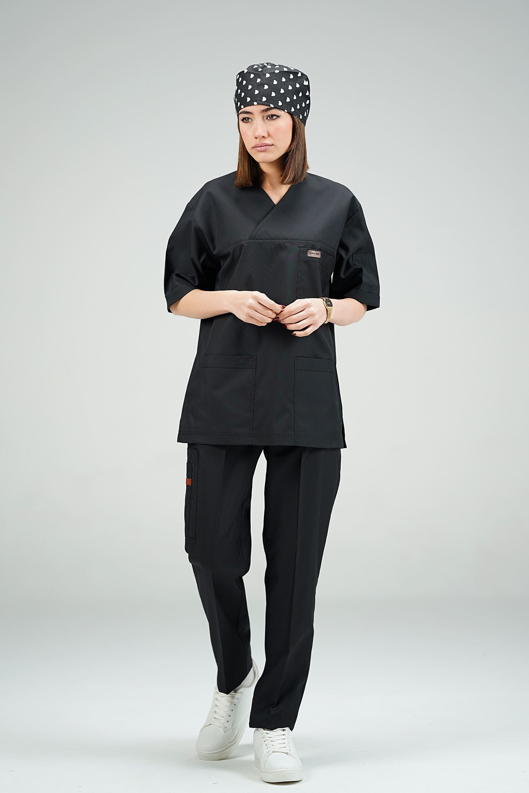 ست اسکراب مشکی پرشیا - Image 6